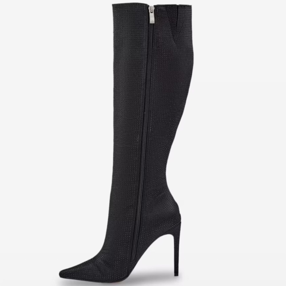 🌸LADY COUTURE🌸 Diamond Black Boot Size: 5 - Picture 2 of 16